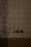 Haki 75X190 CM Monogram Jakar Şal - 2