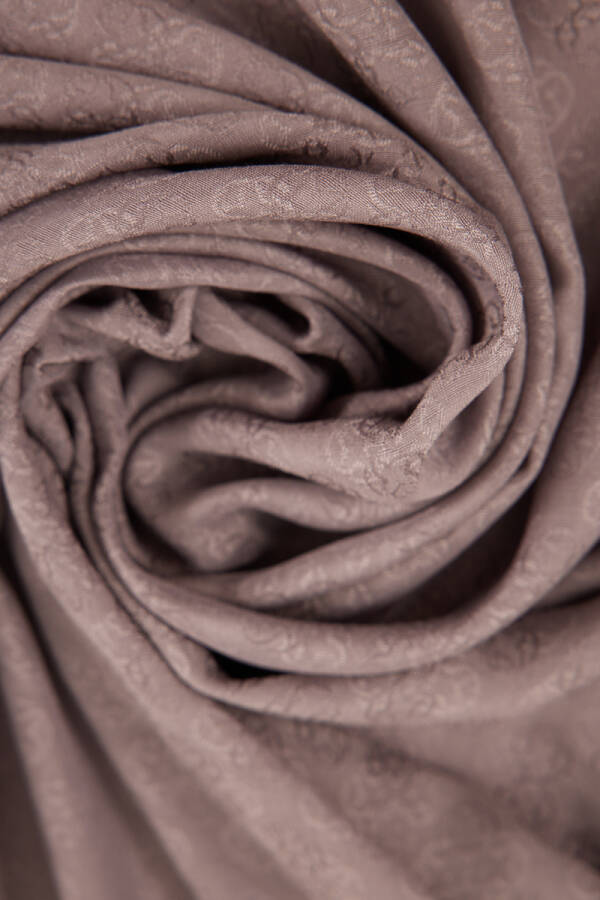 Gri 75X190 CM Monogram Jakar Şal - 3