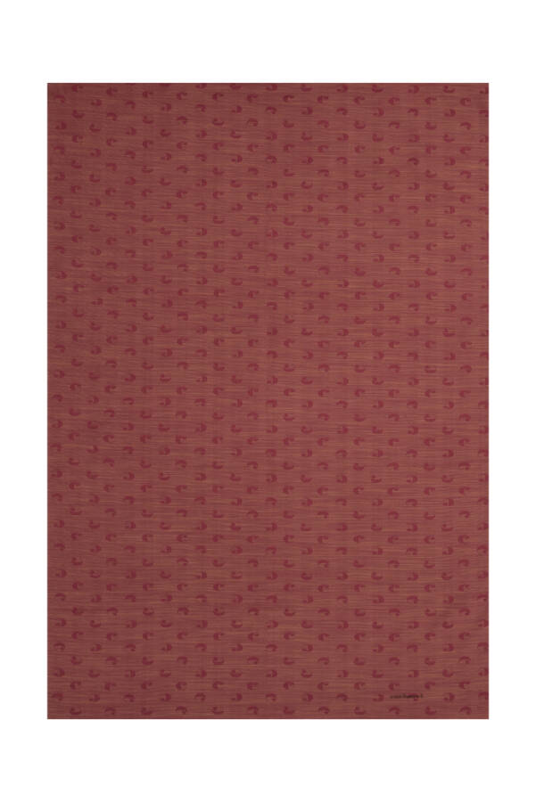 Renkli 75X200 B.Cacharel Logolu İpek Koton Jakar Etol - 1