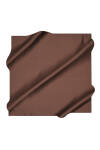 Düz Renk 90X90 Düz Taşlanmış İpek Krep Saten Eşarp - 1