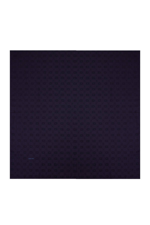 Logo Desenli 90X90 AKER LOGOLU İPEK KOTON - Aker