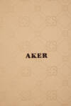 Logo Desenli 90X90 AKER LOGOLU İPEK KOTON - 2