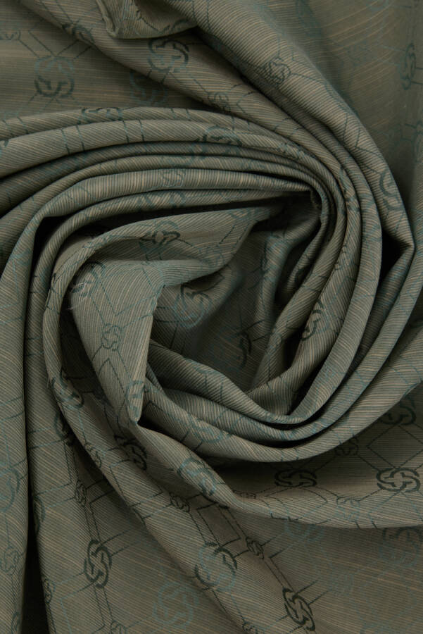 Logo Desenli 90X90 AKER LOGOLU İPEK KOTON - 3