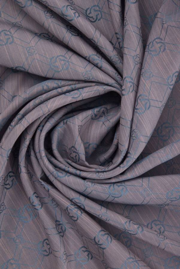 Logo Desenli 90X90 AKER LOGOLU İPEK KOTON - 3