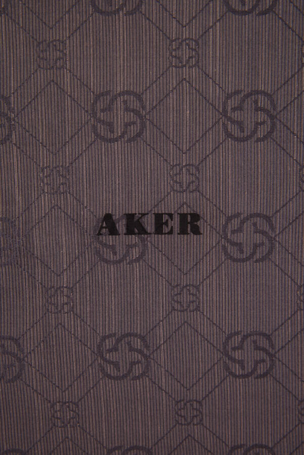 Logo Desenli 90X90 AKER LOGOLU İPEK KOTON - 2