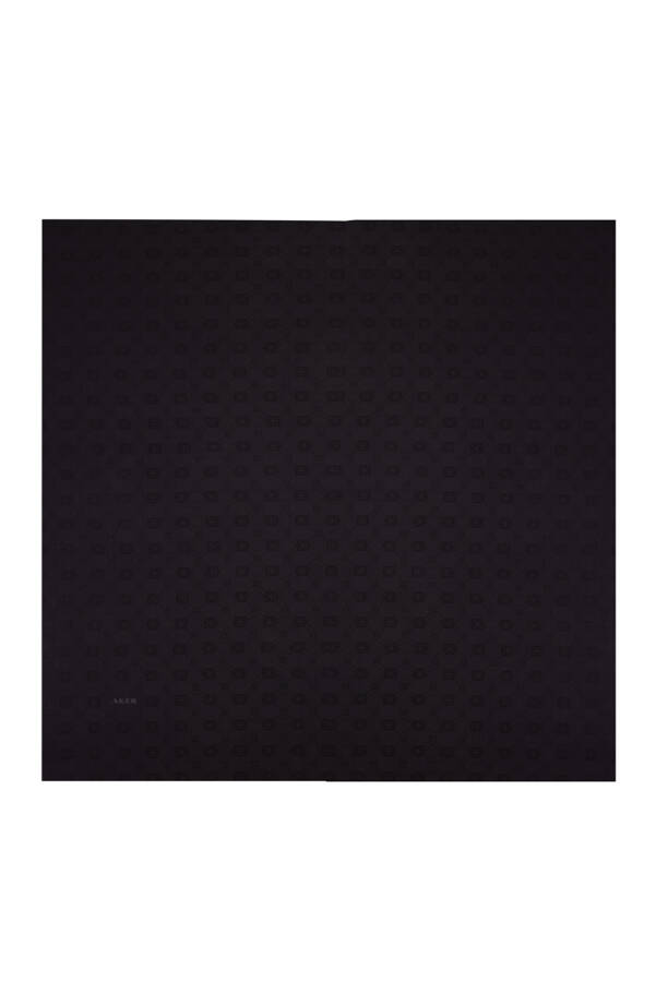 Logo Desenli 90X90 AKER LOGOLU İPEK KOTON - Aker