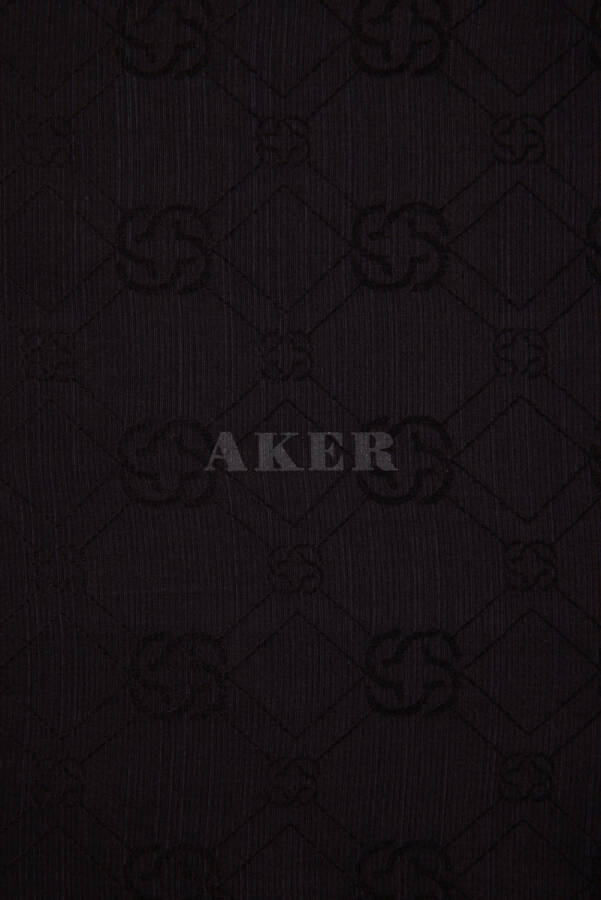 Logo Desenli 90X90 AKER LOGOLU İPEK KOTON - 2