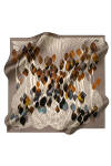 Çiçek Desenli 90X90 Polyester Twill Eşarp 