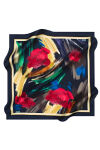 Fırça Desenli 90X90 Polyester Twill Eşarp 