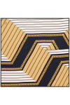Zincir Desenli 90X90 Polyester Twill Eşarp 