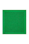 Yeşil 90X90 Polyester Twill Eşarp 