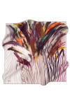 Fırça Desenli 90X90 Aker Polyester Tivil Eşarp 