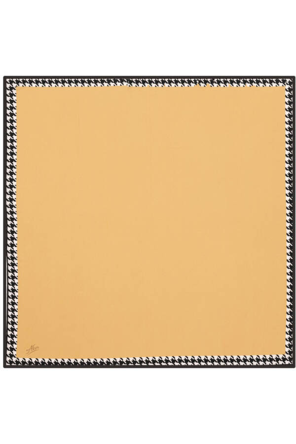 Düz Renk 90X90 Aker Polyester Tivil Eşarp - 1