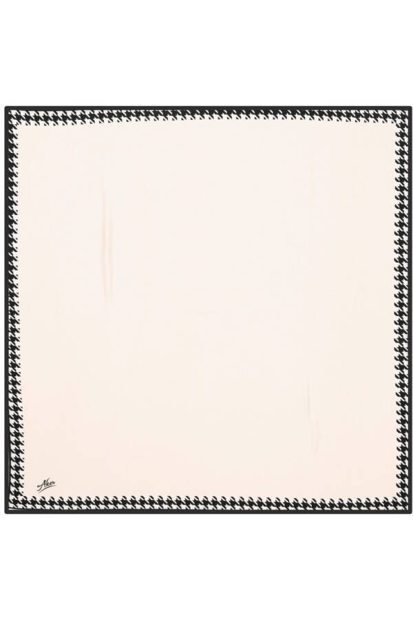 Düz Renk 90X90 Polyester Twill Eşarp - 1