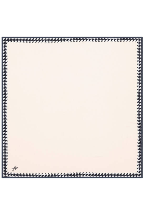 Düz Renk 90X90 Polyester Twill Eşarp - 1