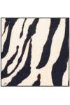 Zebra Desenli 90X90 Aker Polyester Tivil Eşarp 