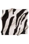 Zebra Desenli 90X90 Polyester Twill Eşarp 