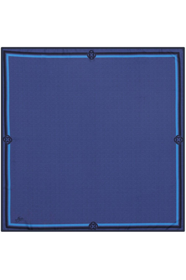 Düz Renk 90X90 Aker Polyester Tivil Eşarp - Aker