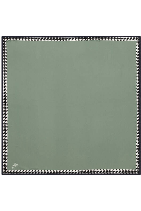 Düz Renk 90X90 Polyester Twill Eşarp - 1