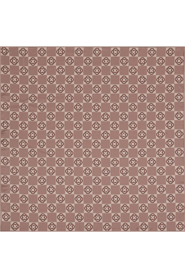 Renkli 90X90 Bosphorus Çift Taraflı İpek Twill - 1