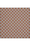 Logo Desenli 90X90 Bosphorus Çift Taraflı İpek Twill Eşarp - 2