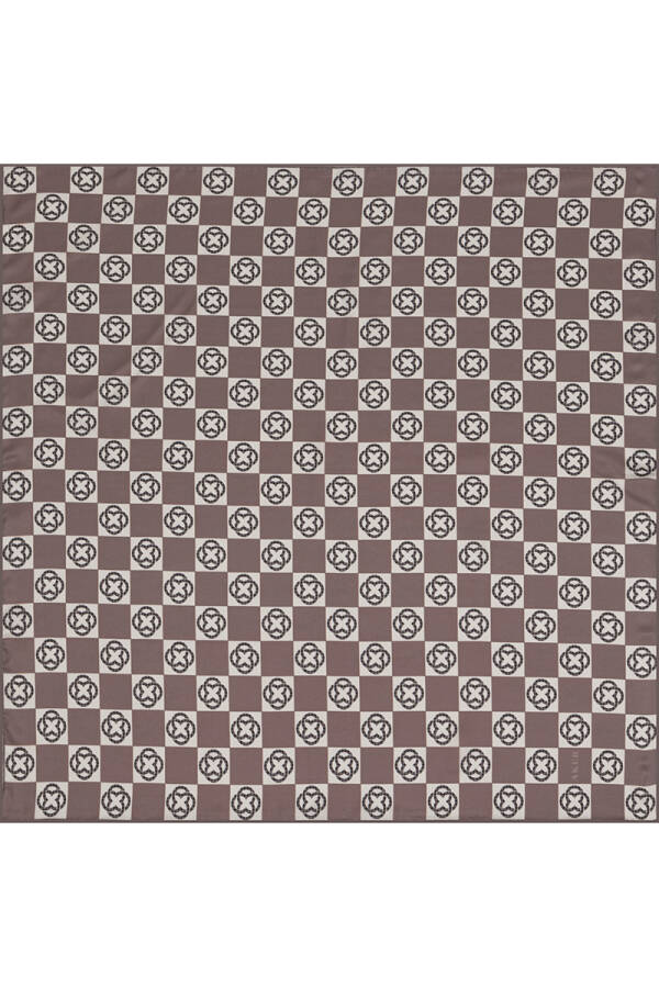 Renkli 90X90 Bosphorus Çift Taraflı İpek Twill - 1