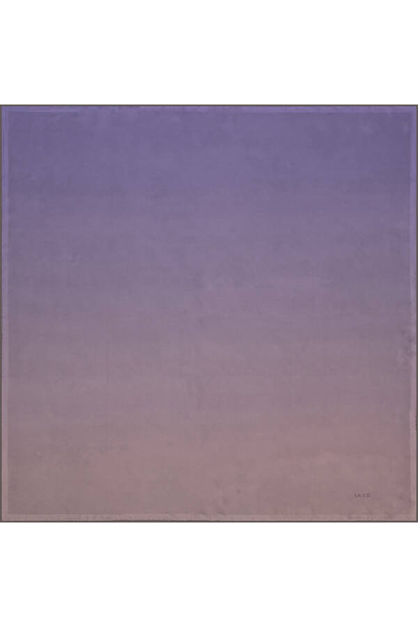 Fırça Desenli 90X90 Bosphorus Çift Taraflı İpek Twill Eşarp - Aker (1)