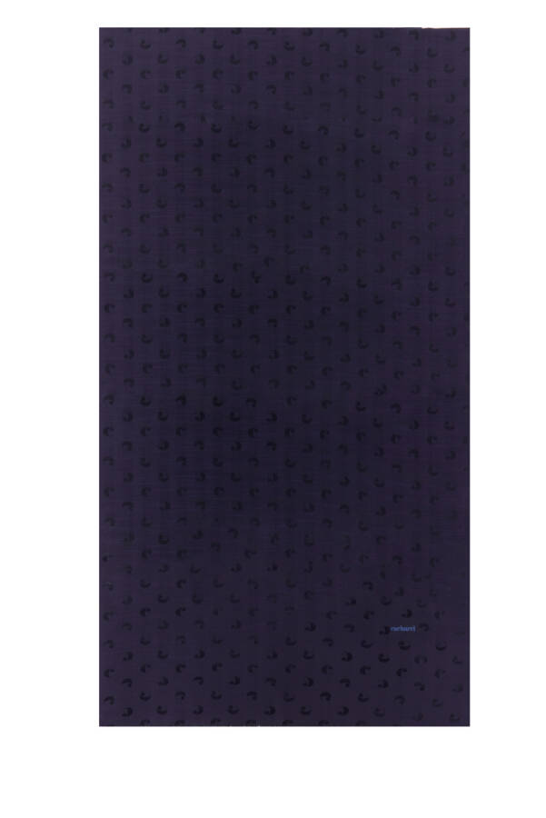 Lacivert 70X200 CACHAREL LOGOLU İPEK KOTON - 1