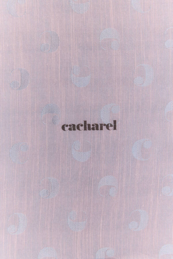 Açık Gri 70X200 CACHAREL LOGOLU İPEK KOTON - 3