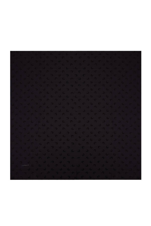 Logo Desenli 90X90 CACHAREL LOGOLU İPEK KOTON EŞARP - Aker