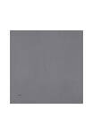 Gri 90X90 B. Logolu İpek Koton Jakar Eşarp - 2