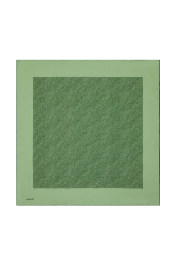 Renkli 90X90 Cacharel Tivil Eşarp - 1