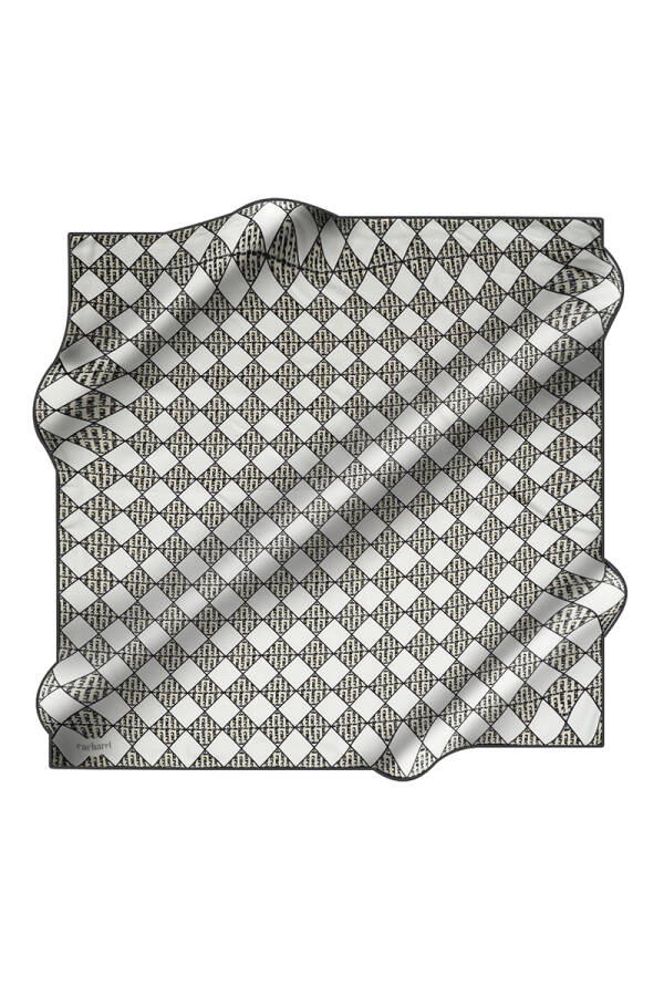 Renkli 90X90 İpek Twill Eşarp - Cacharel