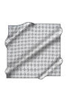 Geometrik Desenli 90X90 İpek Twill Eşarp 