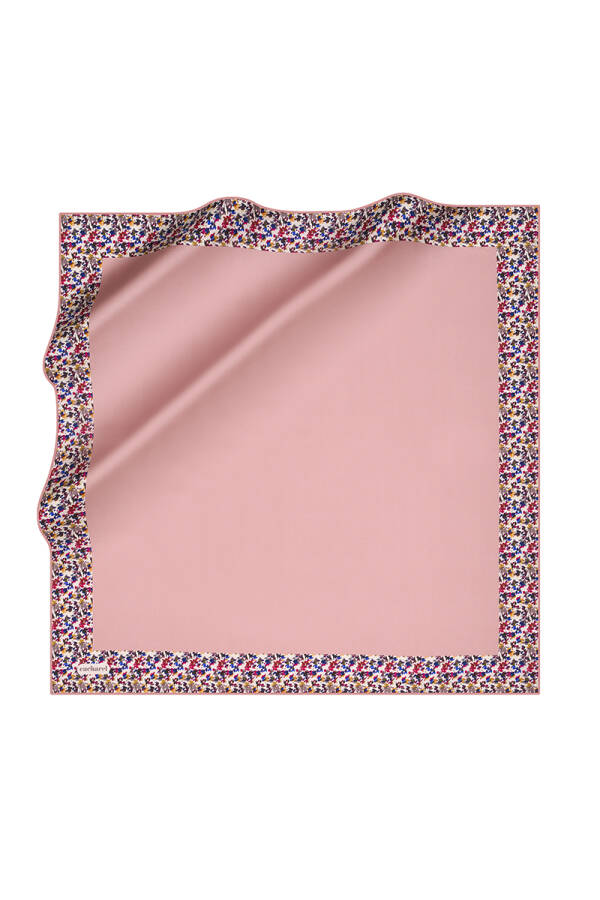 Pembe 90X90 İpek Twill Eşarp - Cacharel