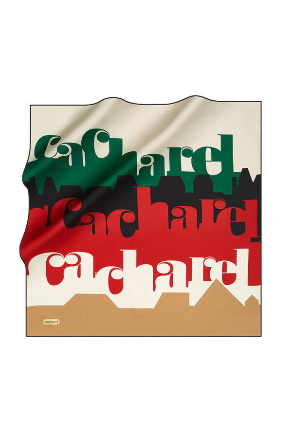 Renkli 90X90 Cacharel Twill - Cacharel