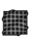 Geometrik Desenli 90X90 İpek Jakar 
