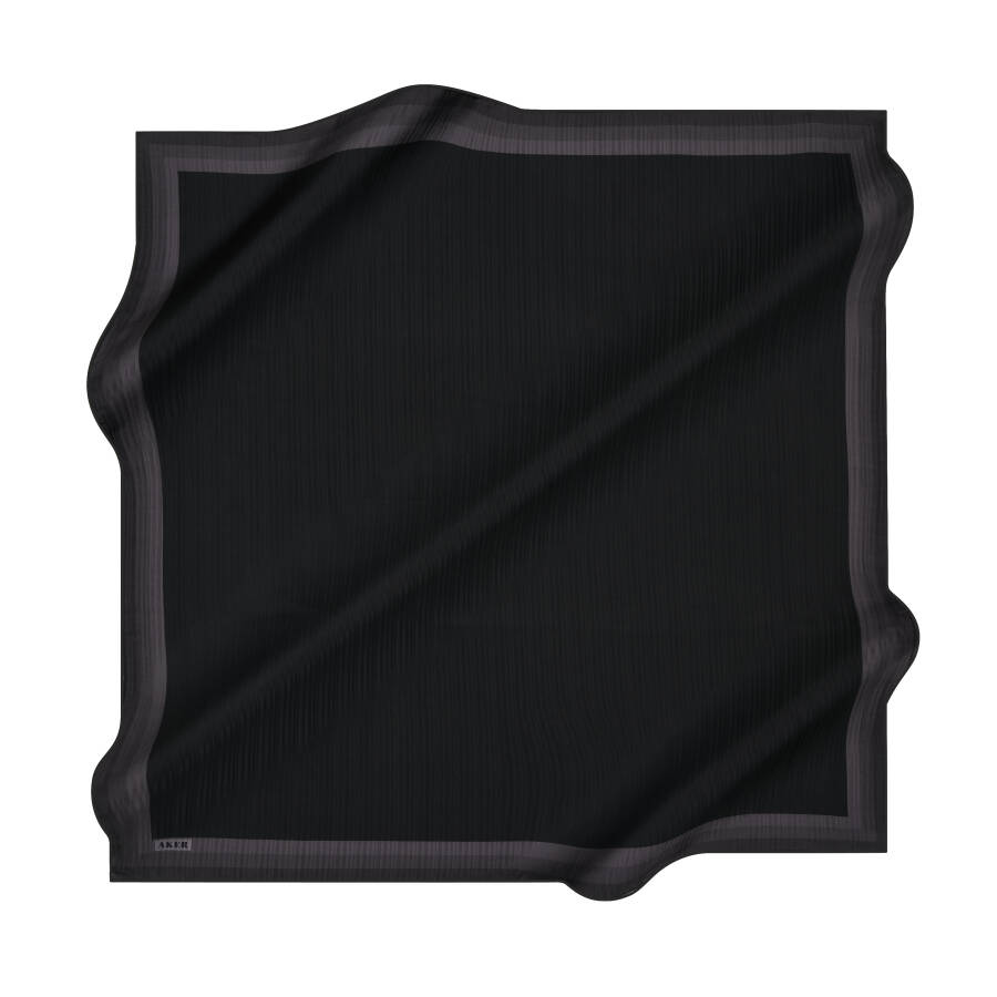 Düz Renk 90X90 İpek Jakar - Aker