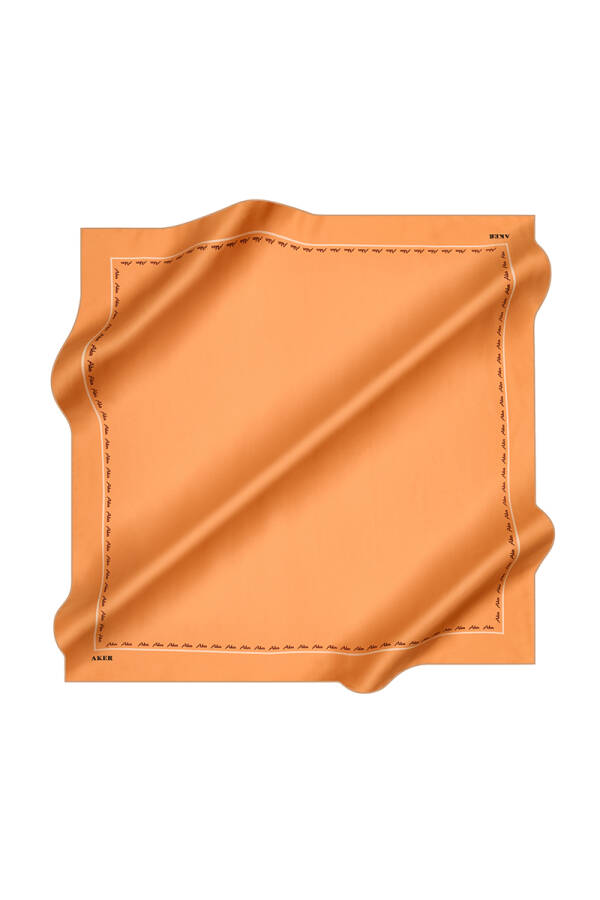 Düz Renk 90X90 İpek Krep Saten - 1