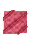 Pembe İpek Kare Logo Desenli Eşarp - 1