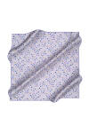 Geometrik Desenli 90X90 İpek Krep Saten 