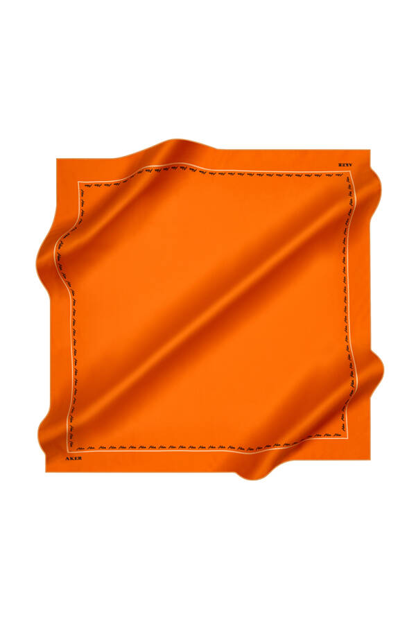 Düz Renk 90X90 İpek Krep Saten - 1