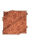 Kiremit 90X90 İpek Krep Saten Eşarp 