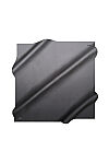 Koyu Gri 90X90 İpek Krep Saten Eşarp 