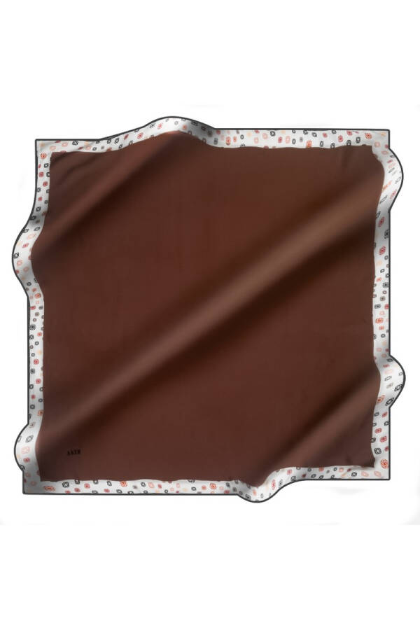 Düz Renk 90X90 İpek Krep Saten - 1