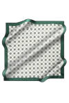 Logo Desenli 90X90 İpek Krep Saten - 1