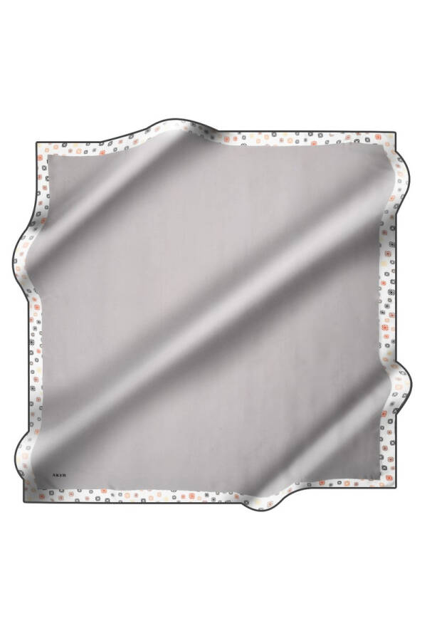 Düz Renk 90X90 İpek Krep Saten - 1