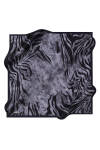 Zebra Desenli 90X90 Aker İpek Krep Saten Eşarp 