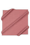 Pembe İpek Kare Logo Desenli Eşarp - 1
