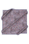 Geometrik Desenli 90X90 Aker İpek Krep Saten Eşarp - 1